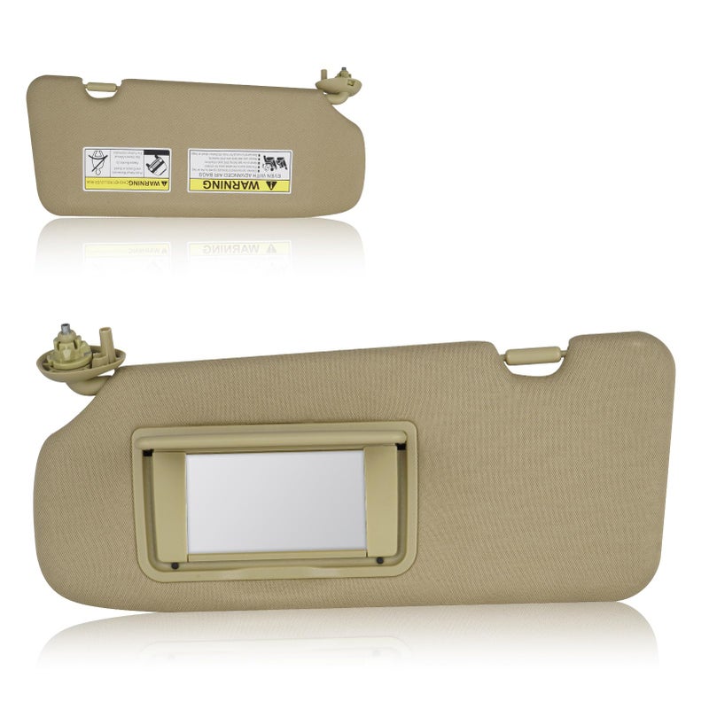 Sun Visor for Honda CRV 20172022 Without Light Left Driver Side Beige SunVisor Replacement 83280TLAA12ZB